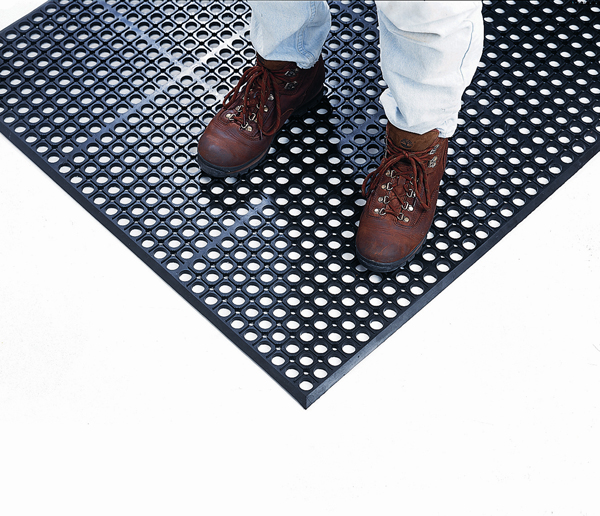 Workrite AntiFatigue Drainage Mats are Rubber Drainage Mats by